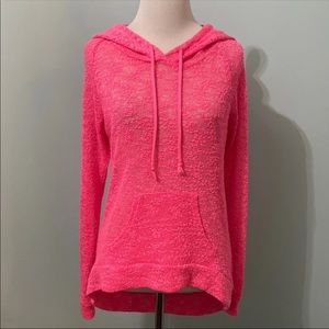 Hot pink Mossimo see through hoodie